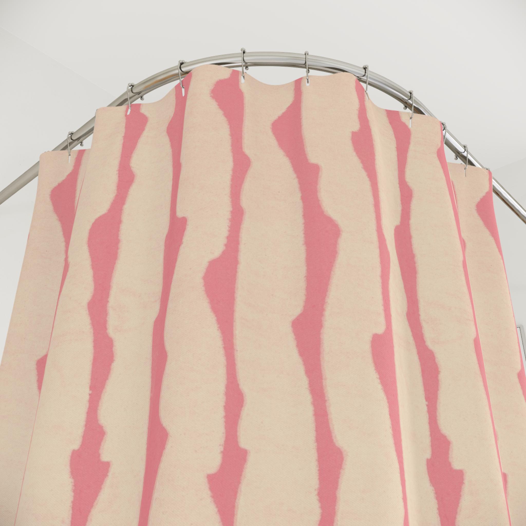 Japanese Shima Shima Striped Shower Curtain – Ukiyo-e Wabi Sabi ...