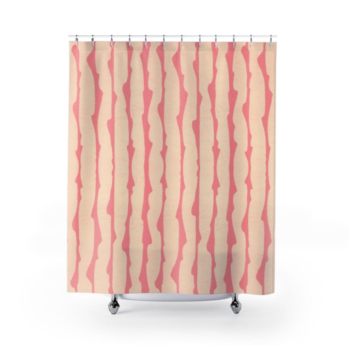 Japanese Shima Shima Striped Shower Curtain – Ukiyo-e Wabi Sabi ...