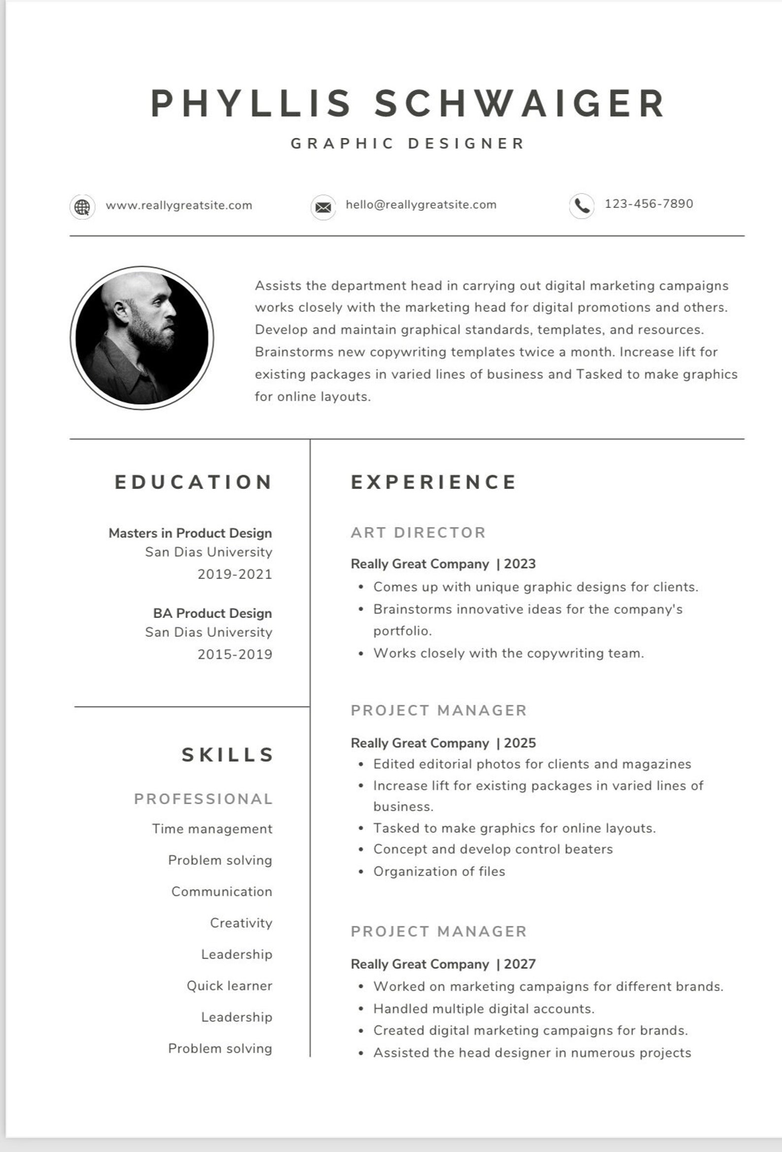 Resume Templates Etsy - Il 1588xN.5869265317 Ke61