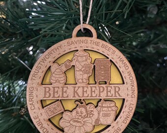 Beekeeper Christmas Tree Ornament