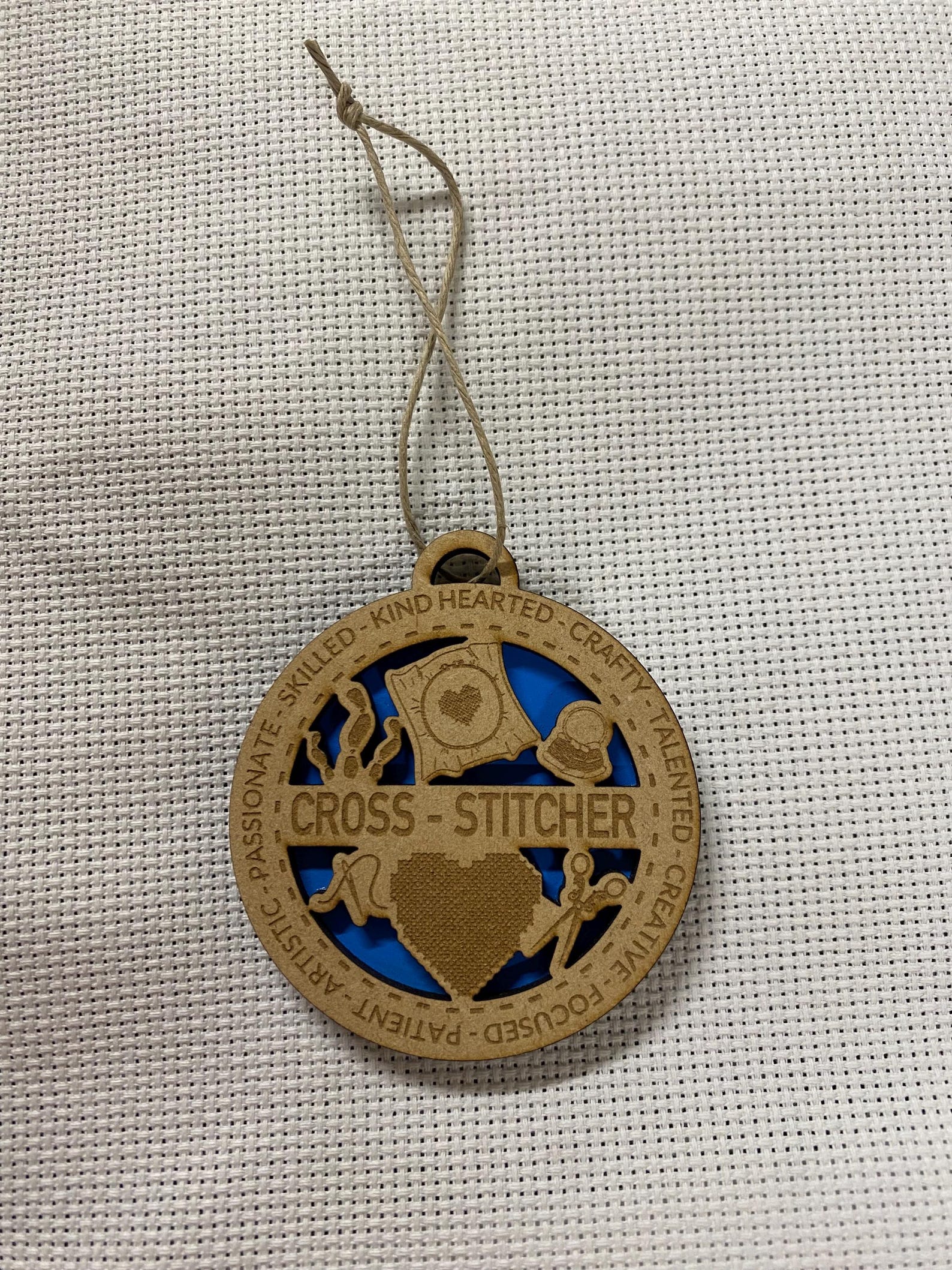 Christmas Tree Cross Stitcher Ornament - Etsy