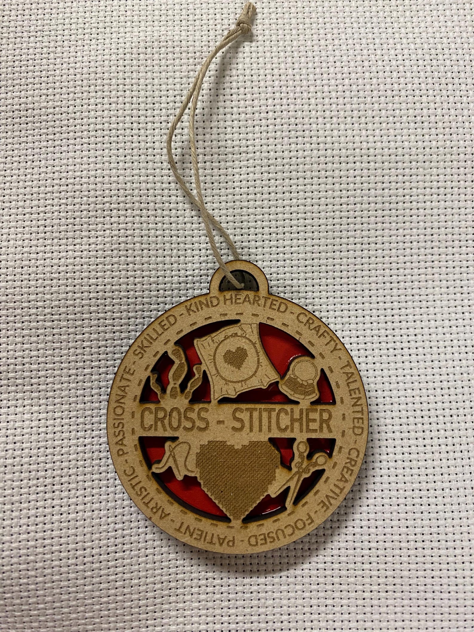 Christmas Tree Cross Stitcher Ornament - Etsy