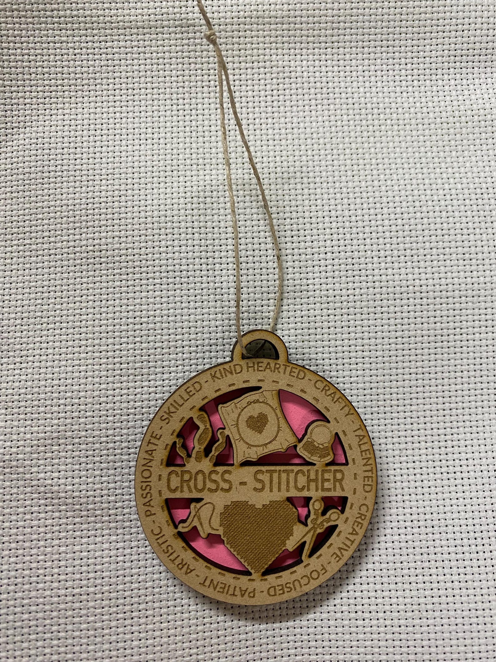 Christmas Tree Cross Stitcher Ornament - Etsy