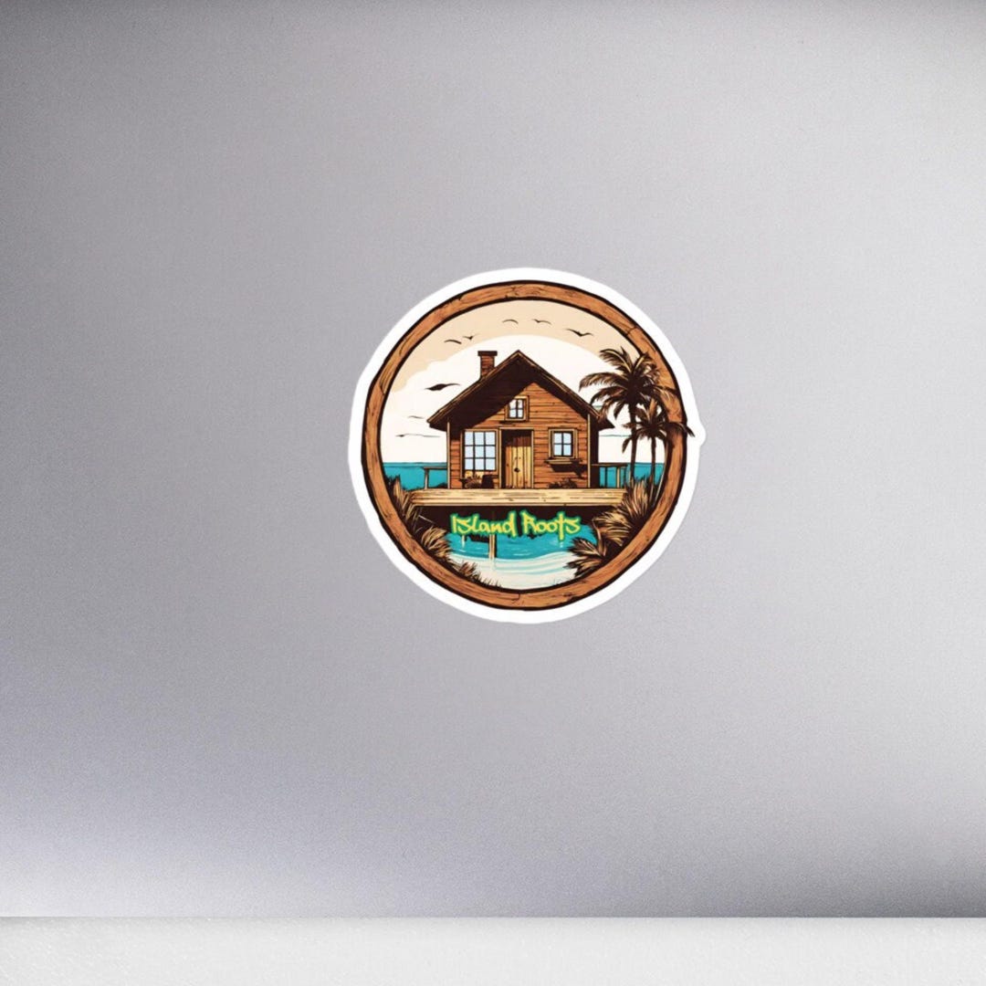 Beach House Rustic Sticker – Island Roots | Limited Edition Vinyl Decal ...