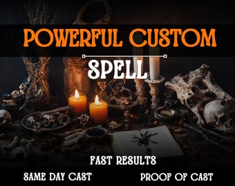 CUSTOM Spell Booster |ENHANCE personalization |Empower Your Wish| Personalized Ritual |Spell Amplification 10X |FAST Outcomes |Same day Cast