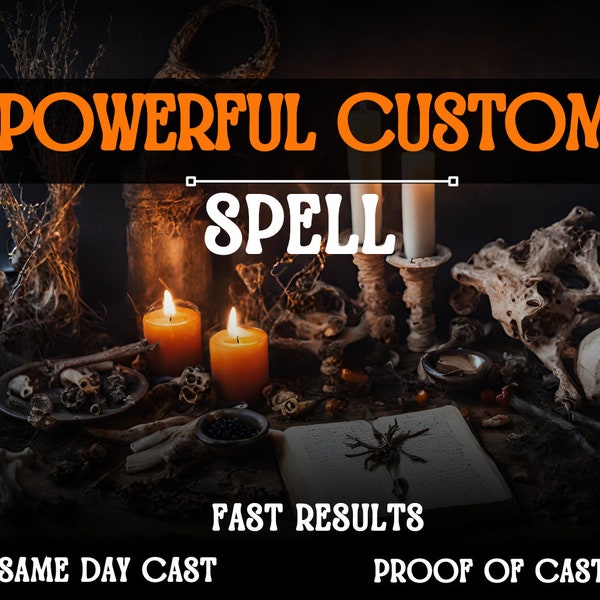 CUSTOM Spell Booster |ENHANCE personalization |Empower Your Wish| Personalized Ritual |Spell Amplification 10X |FAST Outcomes |Same day Cast