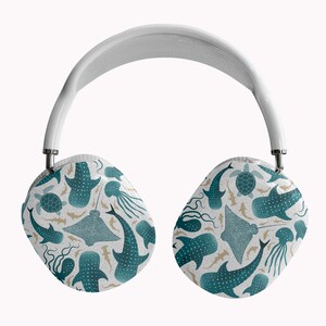 Marine Life AirPods Max Case Summer AirPods Case Cute Headphone Case Ocean-Inspired AirPods Max Shell Case Nautical Tech Accessory
