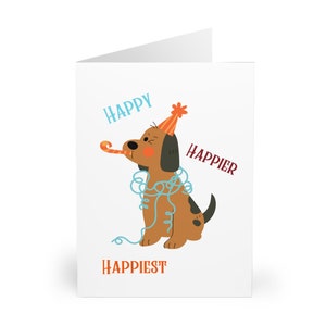 Cartes de voeux de célébration Cartes de voeux d'animaux mignons Cartes de voeux Note Casrd (paquet de 5)