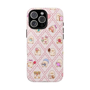 Duck Phone Case Cute Animal Tough Case Kawaii Phone Case Cartoon Cute Case iPhone 16 15 14 13 12 11 Samsung Pixel Tough Case