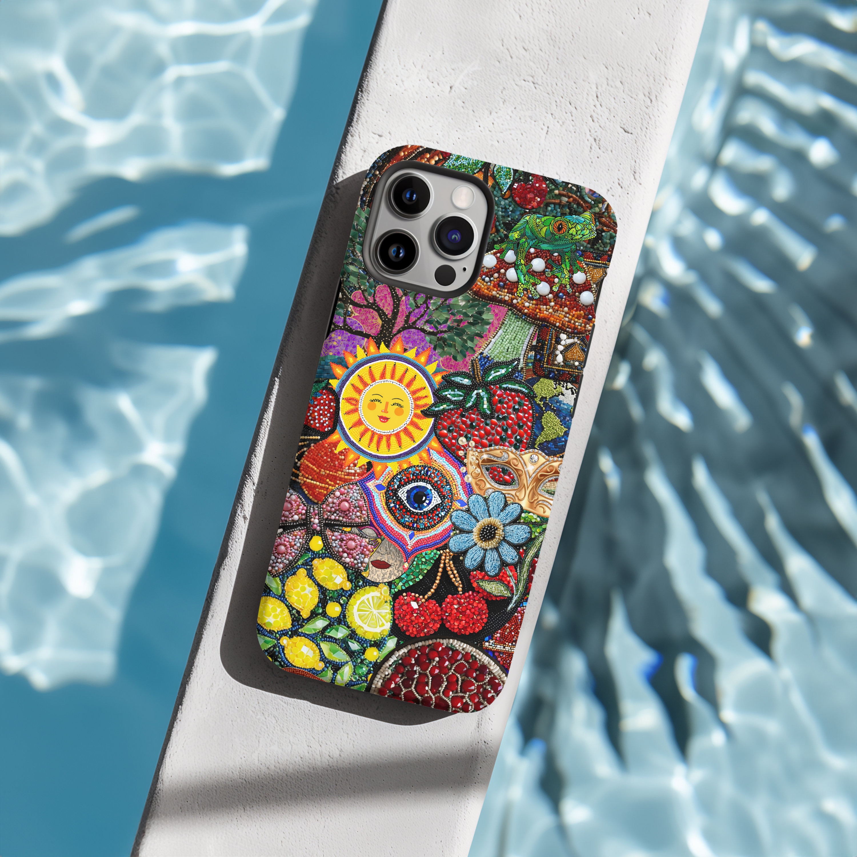 Printed Mosaic Beaded Collage Phone Case: Iphone, Samsung, Pixel Toughcase - Etsy Israel Printed Mosaic Beaded Collage Phone Case: Iphone, Samsung, Pixel Toughcase - Etsy Israel