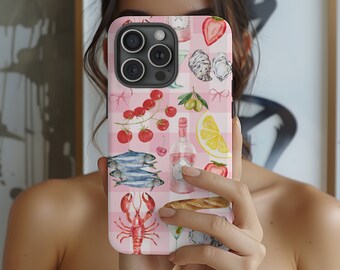 Funda para teléfono Picnic Core: Arte gastronómico de verano europeo