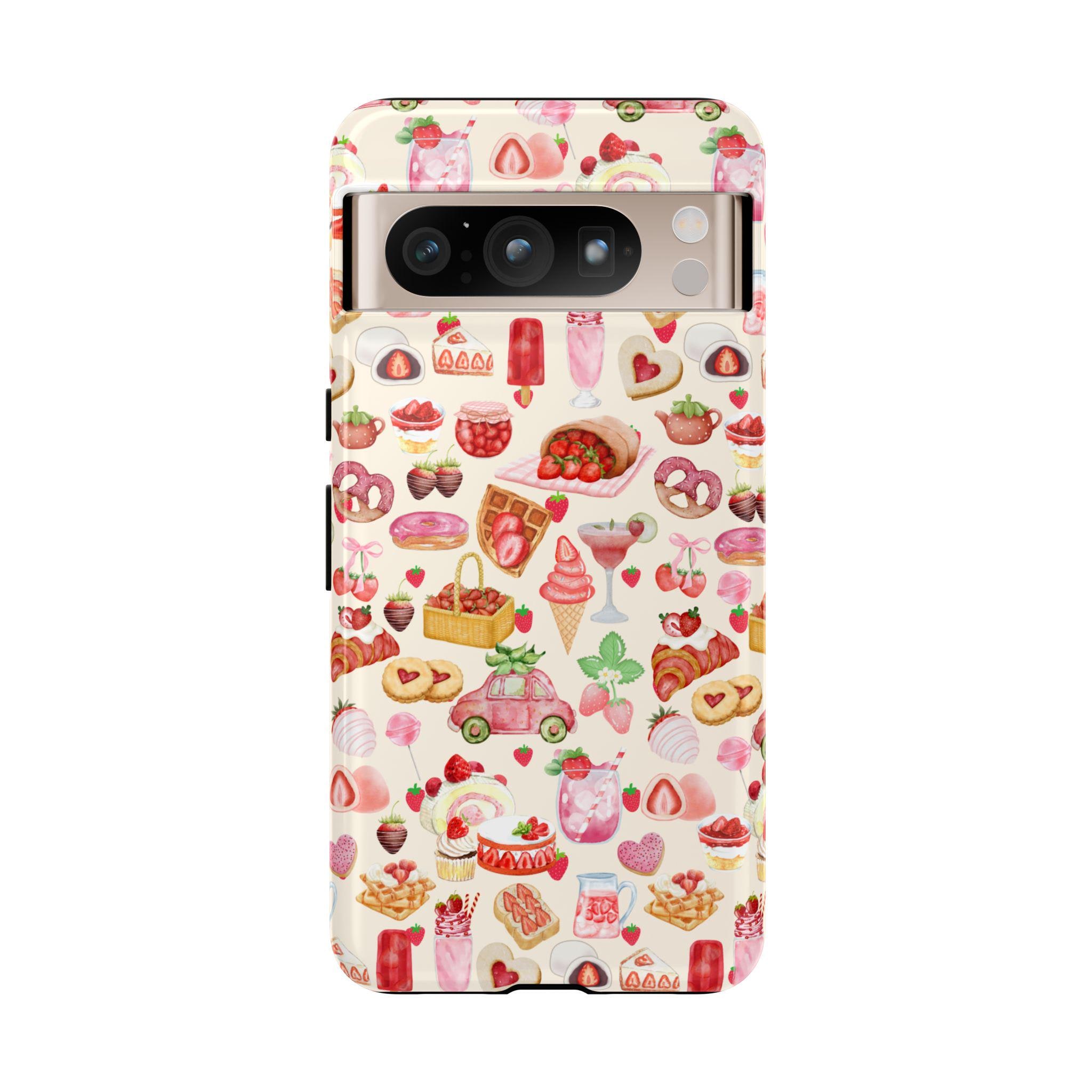 【全機種対応】rhodeiPhoneケースlipcase shortcake Amazon.com: iPhone XR Strawberry Shortcake Cutie Vintage