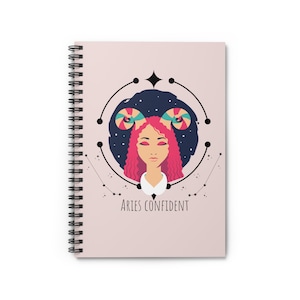Caderno Espiral do Zodíaco de Áries: Presente de Astrologia