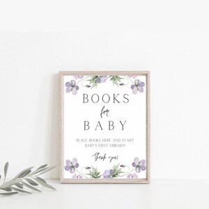 Baby in Bloom Buch für Baby Schilder und Karten, Wildblumen Buch für Baby Schilder und Karten, Printable Baby Shower Buch für Baby Schilder
