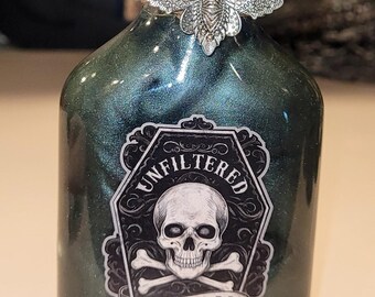 Unfiltered Poison Flask! - Magical Apothecary Potion | Sensory Bottle | Witchy Decor | Glass Art | Poison Elixir | Fantasy Oddities