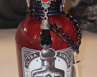 Dragon's Blood! (Design #2) Magical Apothecary Potion | Sensory Bottle | Witchy Decor | Glass Art | Poison Elixir | Fantasy Oddities