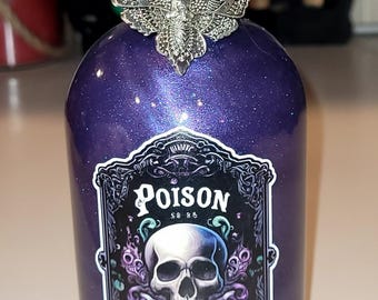 Poison Potion! (Design #4) Magical Apothecary Potion | Sensory Bottle | Witchy Decor | Glass Art | Poison Elixir | Fantasy Oddities