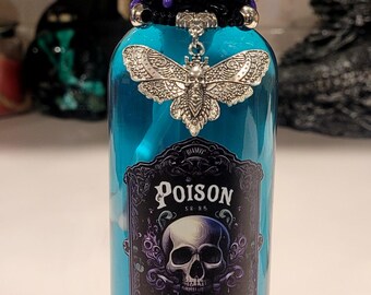 Poison Potion! (Design #5) Magical Apothecary Potion | Sensory Bottle | Witchy Decor | Glass Art | Poison Elixir | Fantasy Oddities