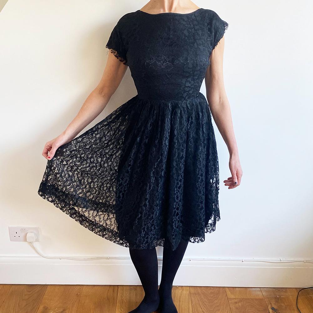 Wednesday Addams Lace Dress - Etsy UK