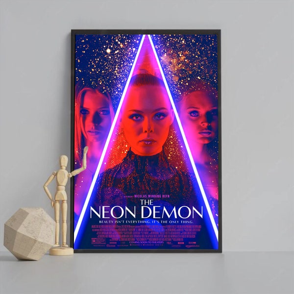 The Neon Demon Poster Movie Poster Minimalist Aesthetic Poster Wall Art Home Decor Canvas Poster