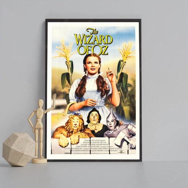 The Wizard of Oz Poster Movie Poster Minimalist Aesthetic Poster Wall Art Home Decor Canvas Poster