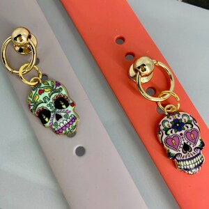 Candy Skull Watch Charm