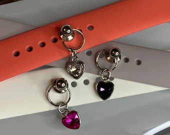 Heart Birthstone Watch Charm