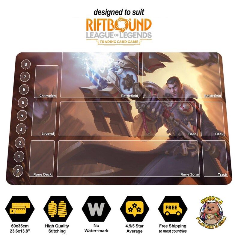 Jayce Design - Riftbound Quokka TCG Playmat - Etsy UK