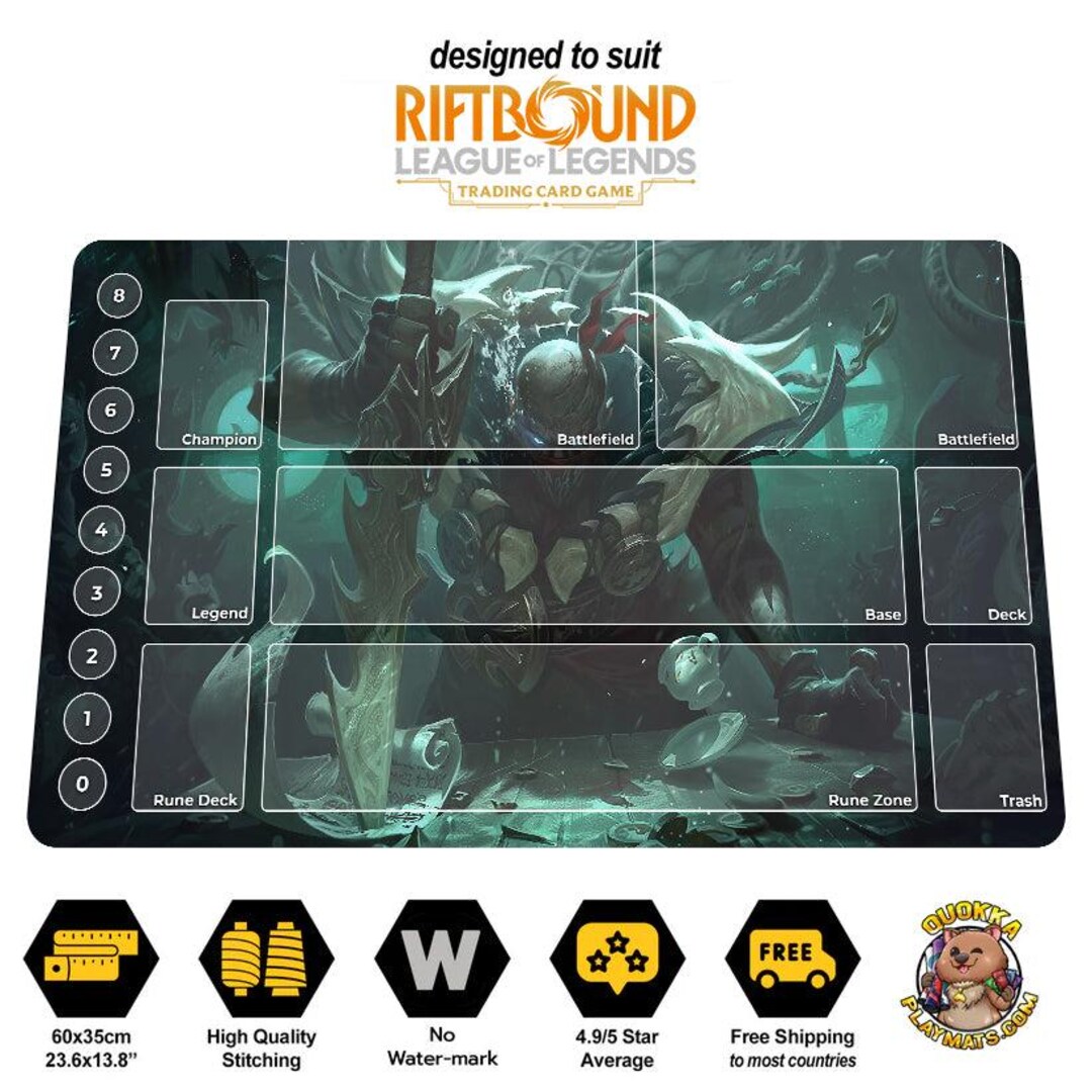 Pyke Design - Riftbound Quokka TCG Playmat - Etsy UK