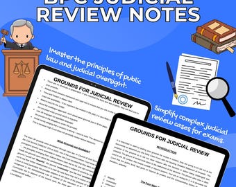 BPC Judicial Review | BPC Law | Oxford University | Cambridge University | Study Notes