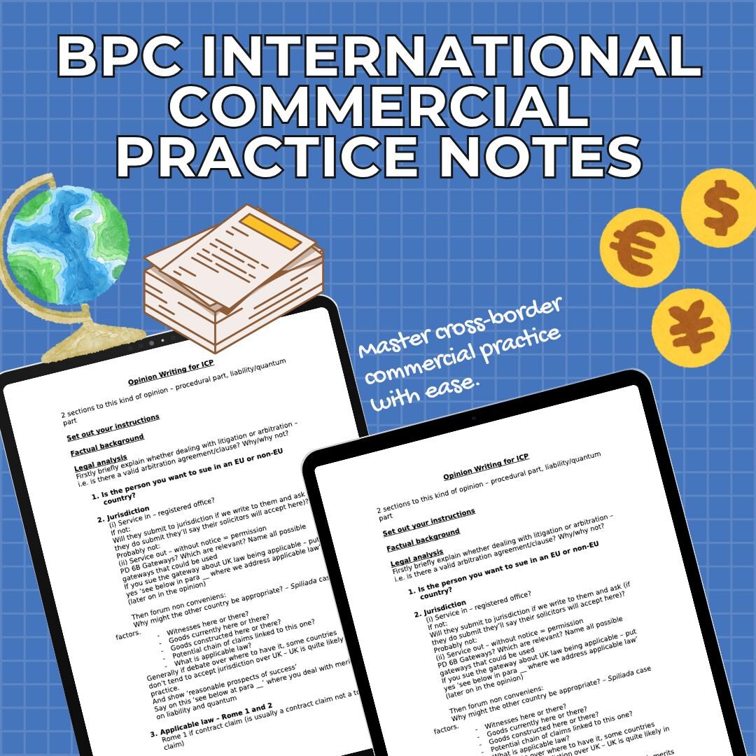 BPC International Commercial Practice | BPC Law | Oxford University ...