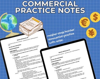 BPC International Commercial Practice | BPC Law | Oxford University | Cambridge University | Study Notes