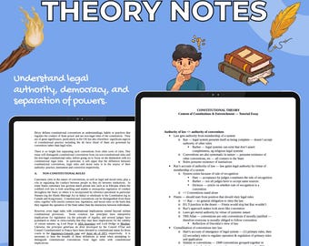 Constitutional Theory | BCL Law | Oxford University | Cambridge University | Study Notes
