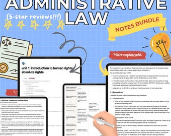 Administrative Law Notes | LLB Law | Oxford University | Cambridge University | Study Notes