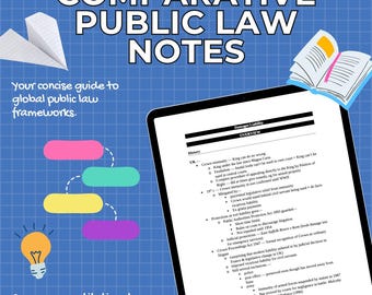 Comparative Public Law | BCL Law | Oxford University | Cambridge University | Study Notes