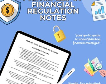 Principles of Financial Regulation | BCL Law | Oxford University | Cambridge University | Study Notes