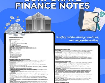 Corporate Finance | LPC Law | Oxford University | Cambridge University | Study Notes