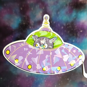 Space Kitty Sticker