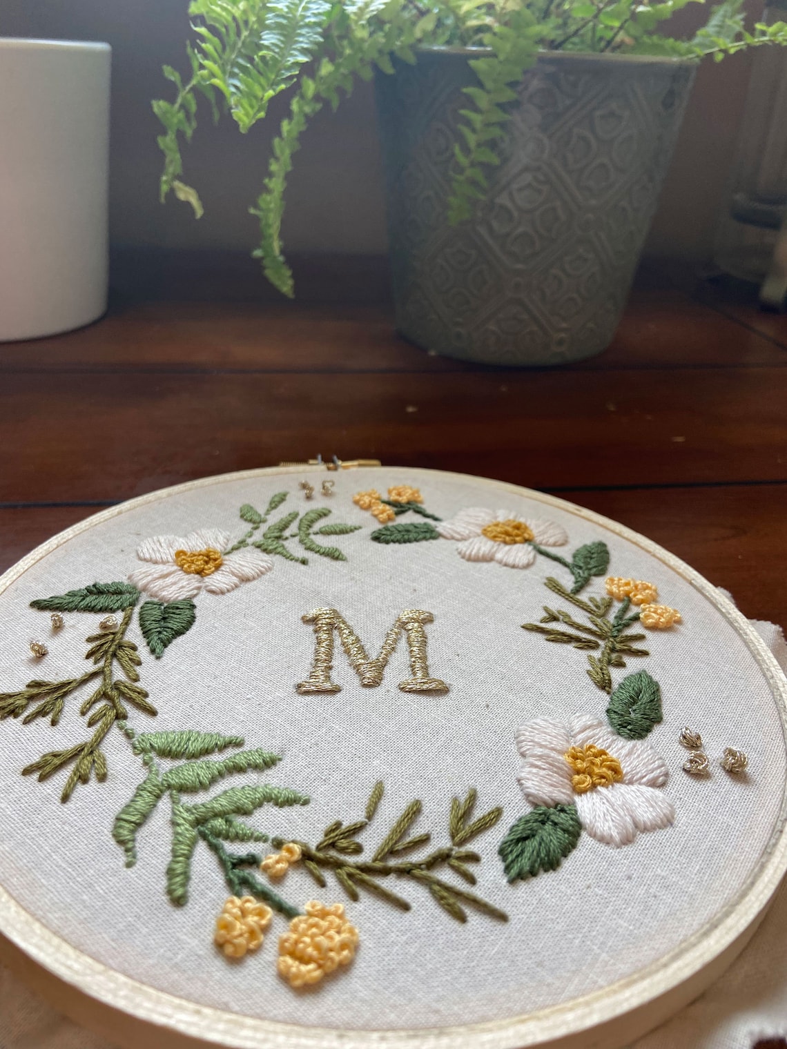 Initials Hand Embroidery Pattern - Etsy