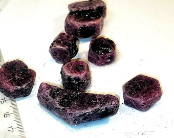 Ruby Rough Gemstones Wholesale Lot  -Rare quality 102g for Jewelry Making,big speciemen Natural Decor- with Deep love energy- Bulk Minerals