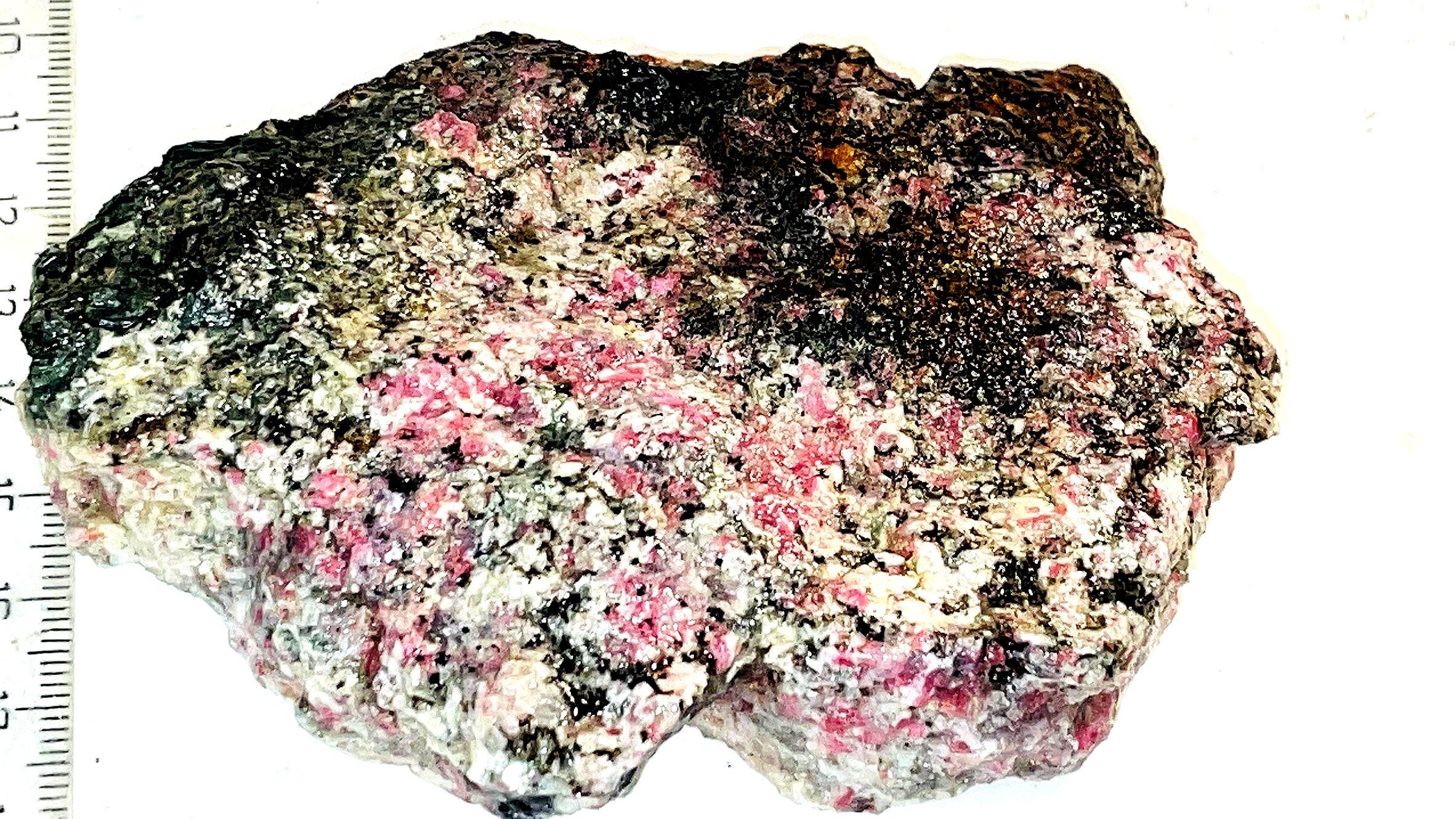 画材 Thulite genuine Thulite Rough Stone Speciemn - 260g Healing Crystal, Natural