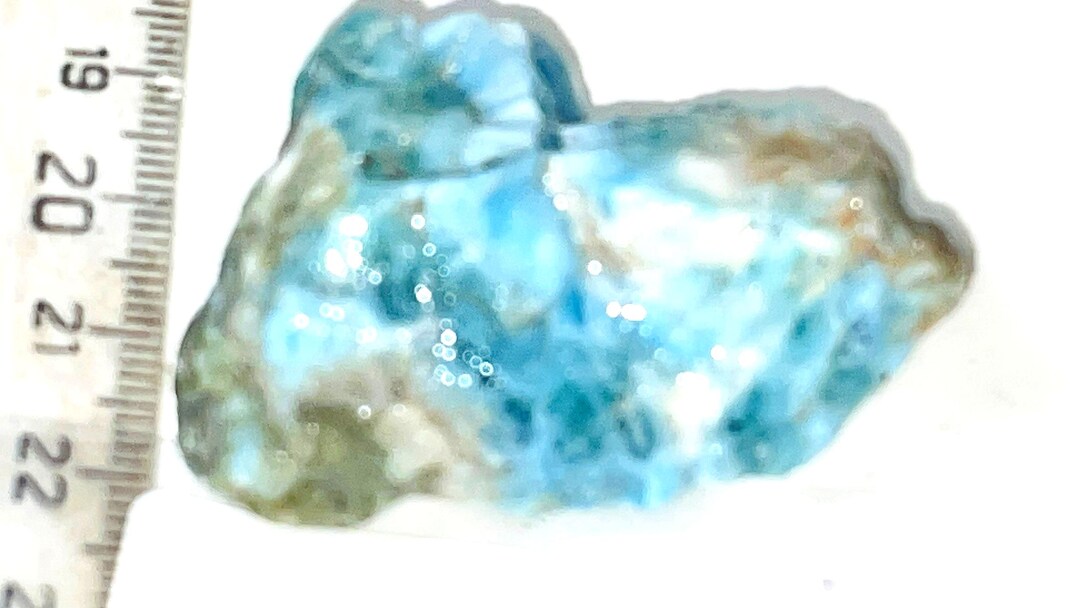 Larimar Specimen-rare Kinds Blue White Crystal 22g- TOP Quality ...