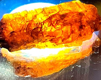 Orange Kyanite Rough Gemstone -orange Translucent Crystal 13ct
