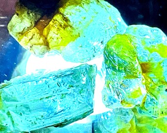 Aquamarine Rough Gemstones 30ct- Top Gem Grade Quality for Faceting - Natural Transparent Crystal for Jewelry making, Pendant gem