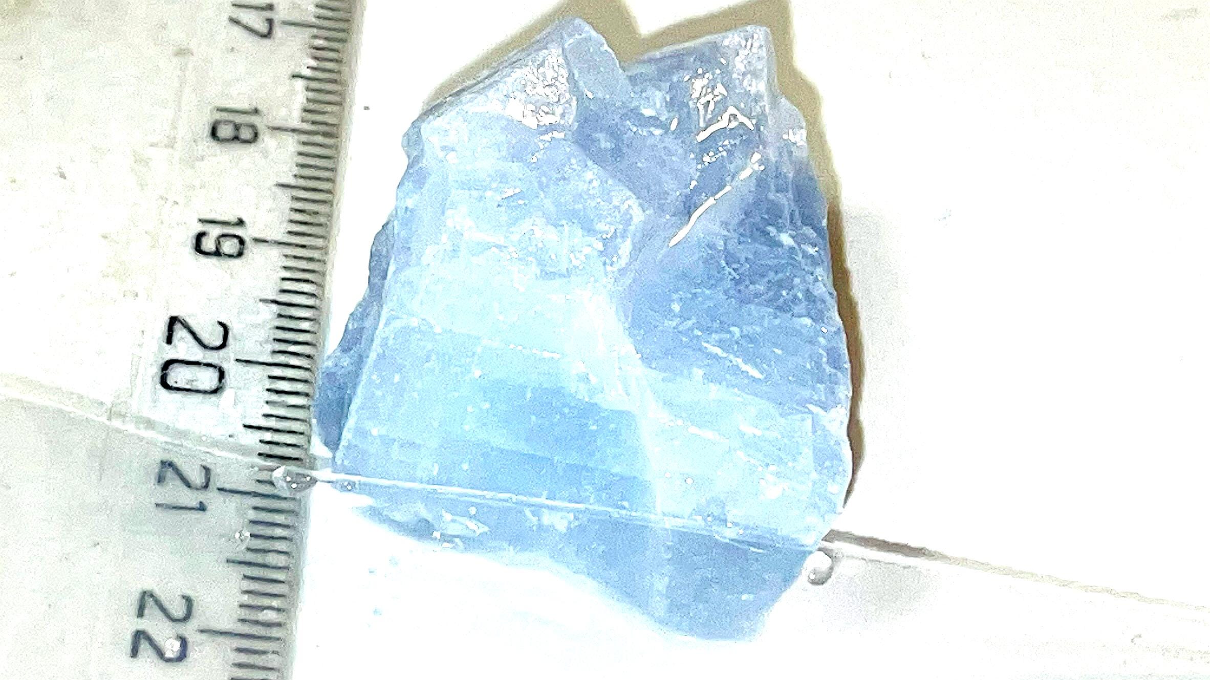 ブルー方解石 透明宝石 83 カラット - ジュエリー作り用のファセット