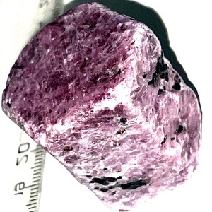 Large Ruby Stone, 103g Rough Mineral Specimen for Jewelry Making
