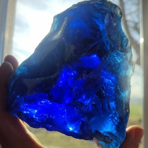 ブルー方解石透明標本結晶 230ct - ファセット原石 ジュエリー作り