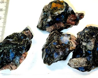 レインボーアメジストクラスター、チタンオーラ水晶 - 24g 原石標本
