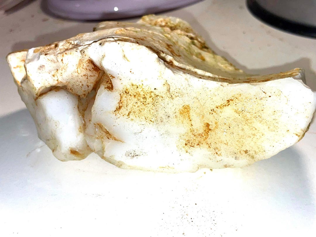 Cacholong Opal White Rough Stone 485g Healing Crystal Mineral