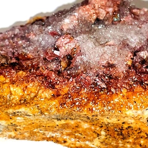Unique  crystal with red orange colors-  - rare special shape specimen-  260g-  Healing stone / crystal/ mineral - collectors item
